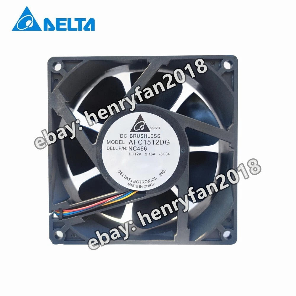 DELTA AFC1512DG Axial Fan DC 12V 2.16A 150*150*50MM 4-Pin Server Cooling Fan
