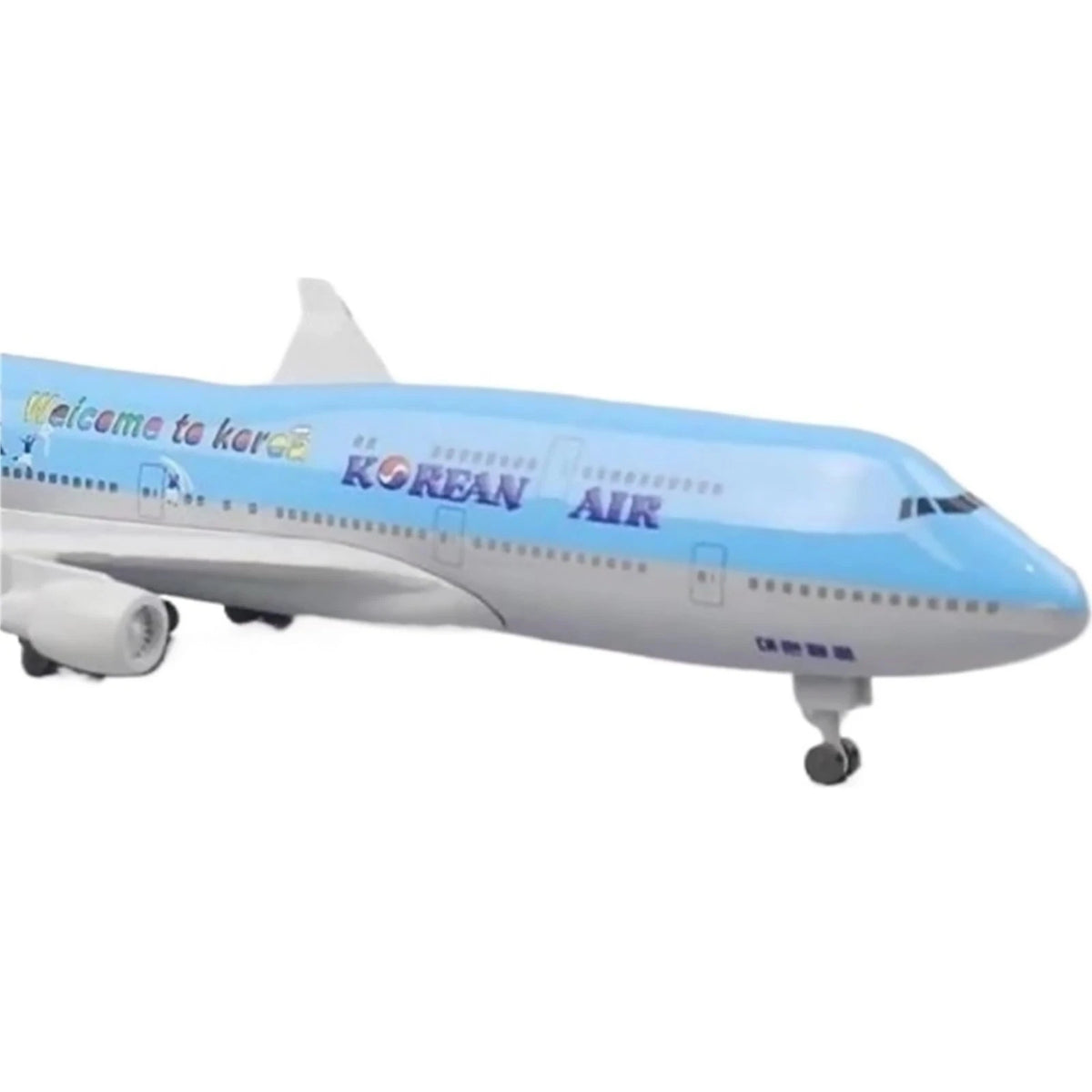 1:350 Diecast Alloy Korean Air Aircraft B747 Airplane Simulation Model Display