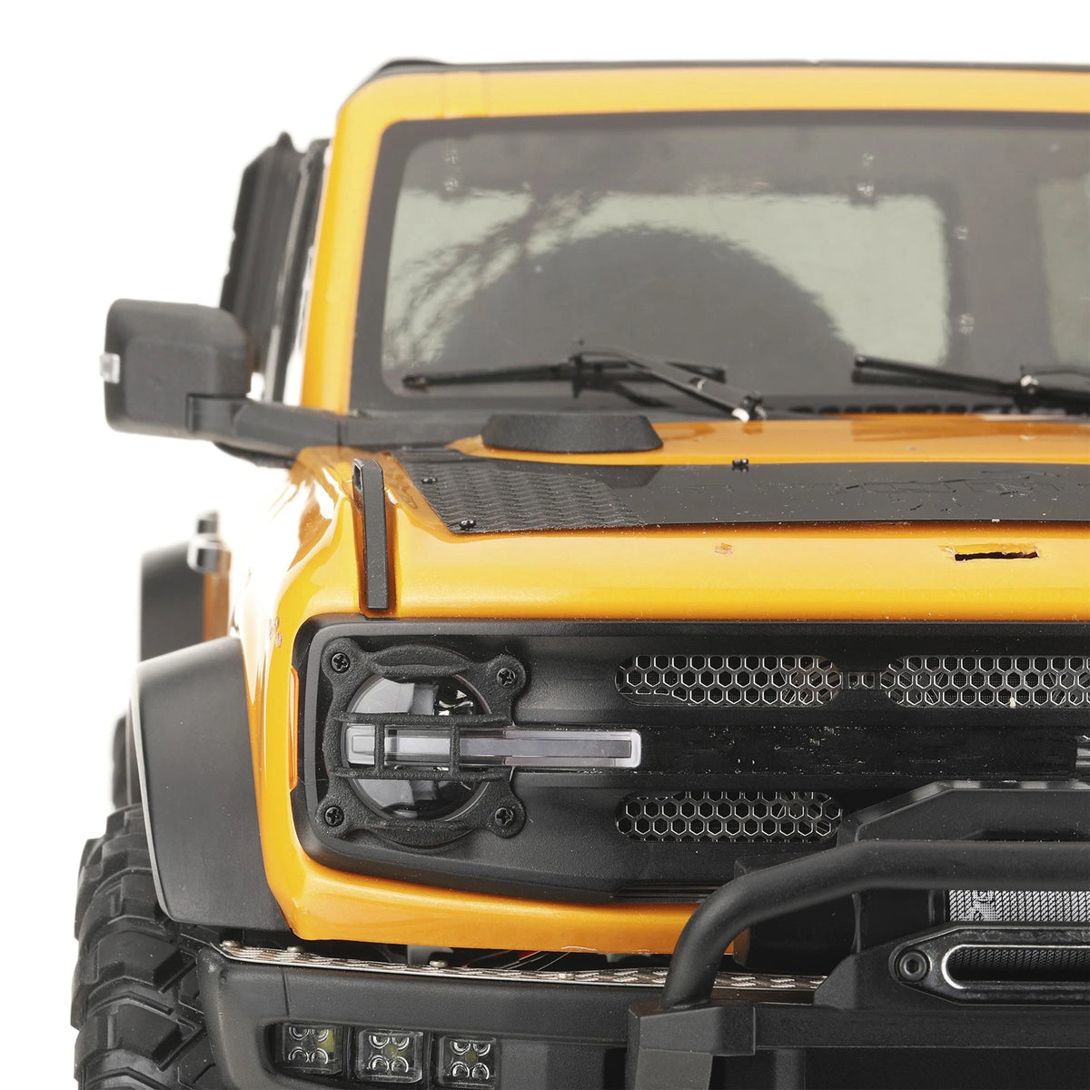 Front Headlight Lamp Cover W/ Screws for Traxxas TRX-4 2021 Ford Bronco 1/10 RC