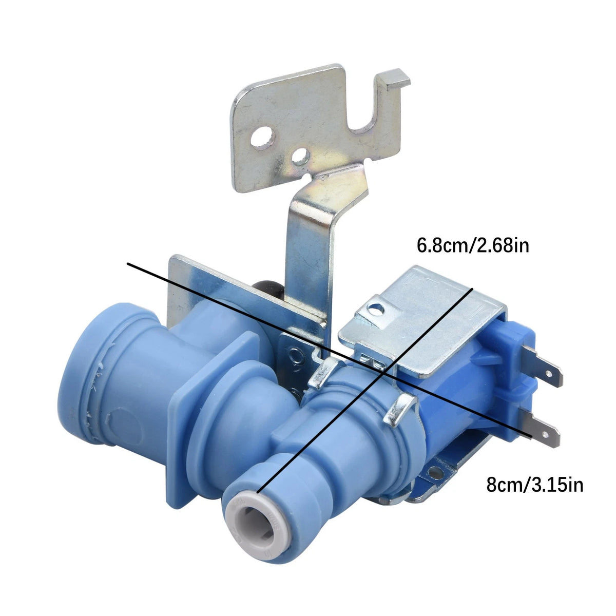 Water Inlet Valve supports the ice-making system For Sears Replacement