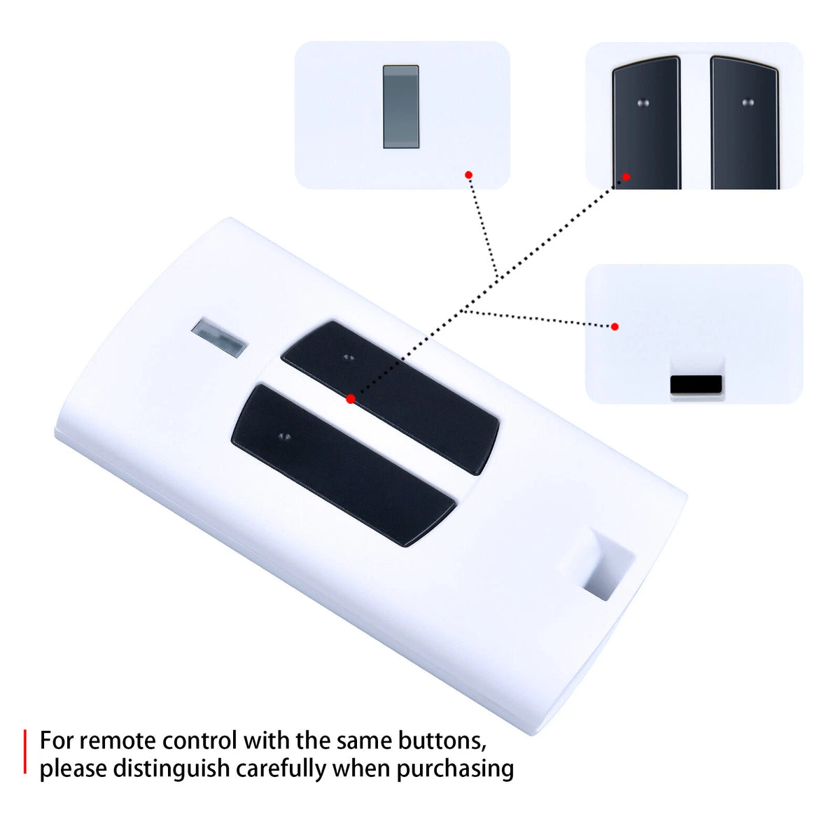 For Beninca TO GO 2WP Replacement Remote Control 433.92 MHz