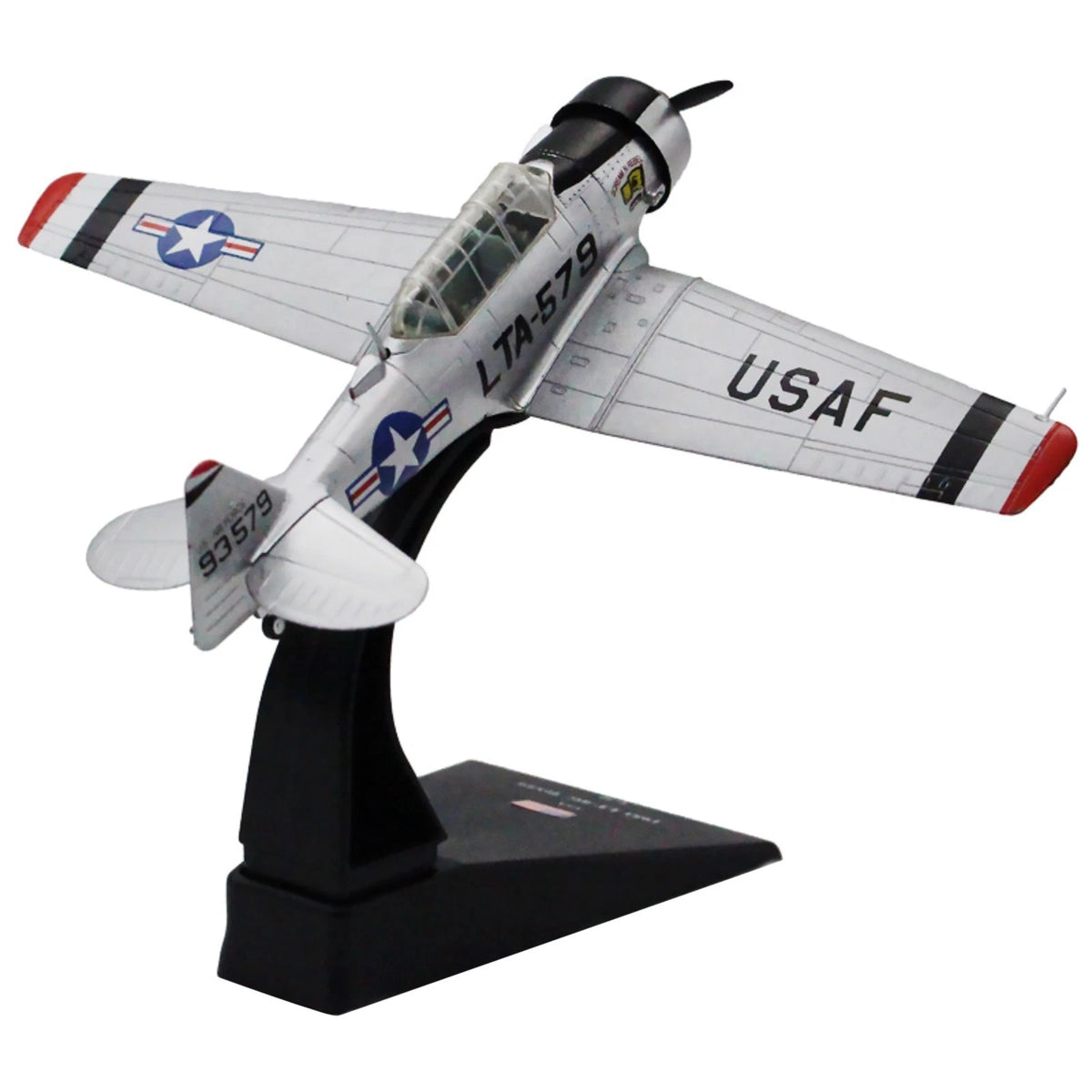 1/72 WWII USA 1953 T6 LT-6G Texan Fighter Aircraft Model Military Collection D