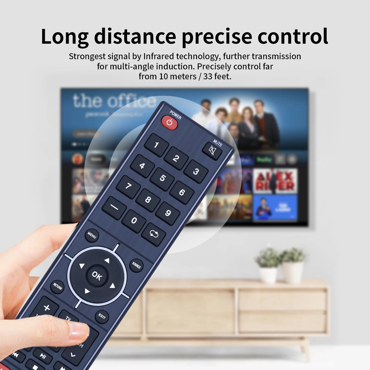 845-049-03B05 Remote Control For Seiki TV SE65UY04 SE58UY06