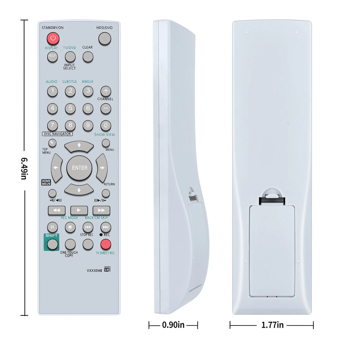 VXX3048 Remote Control For Pioneer DVD Recorder DVR-433H-K DVR-433H-S