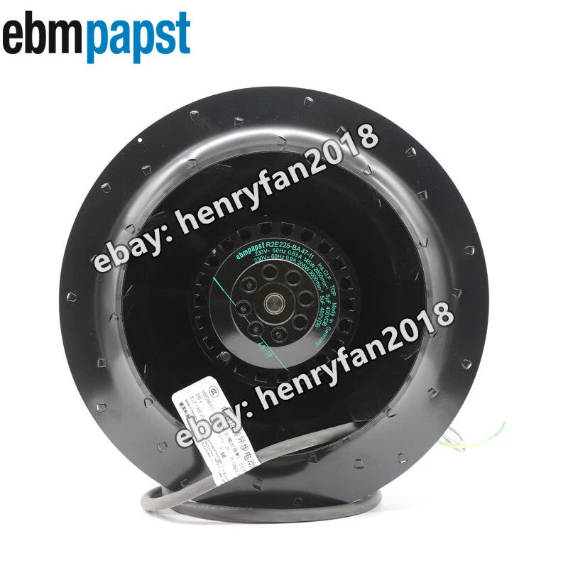 Ebmpapst R2E225-BA47-11 Centrifugal Fan 230VAC 145/205W 0.9A ??225MM Cooling Fan