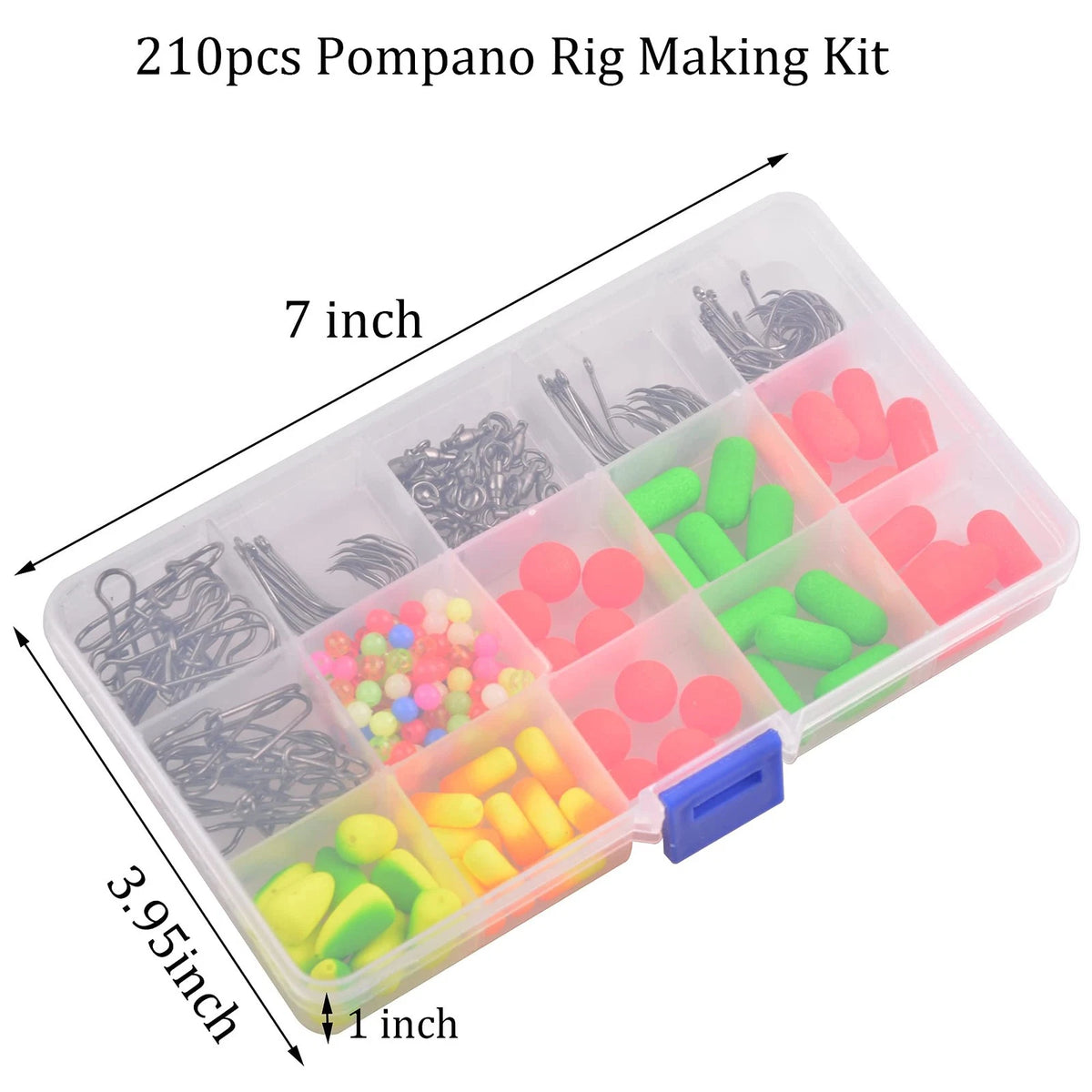 Pompano Rigs Making Kit Surf Fishing Rig Saltwater 210pcs