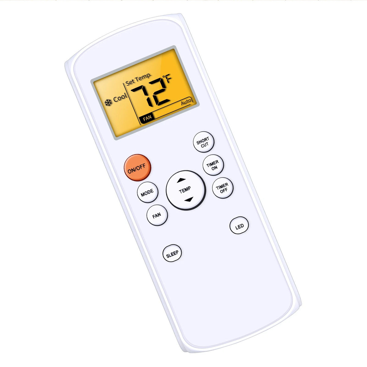RG57H1(B)/BGCEU1-M Remote Control For Whynter Air Conditioner with Backlit