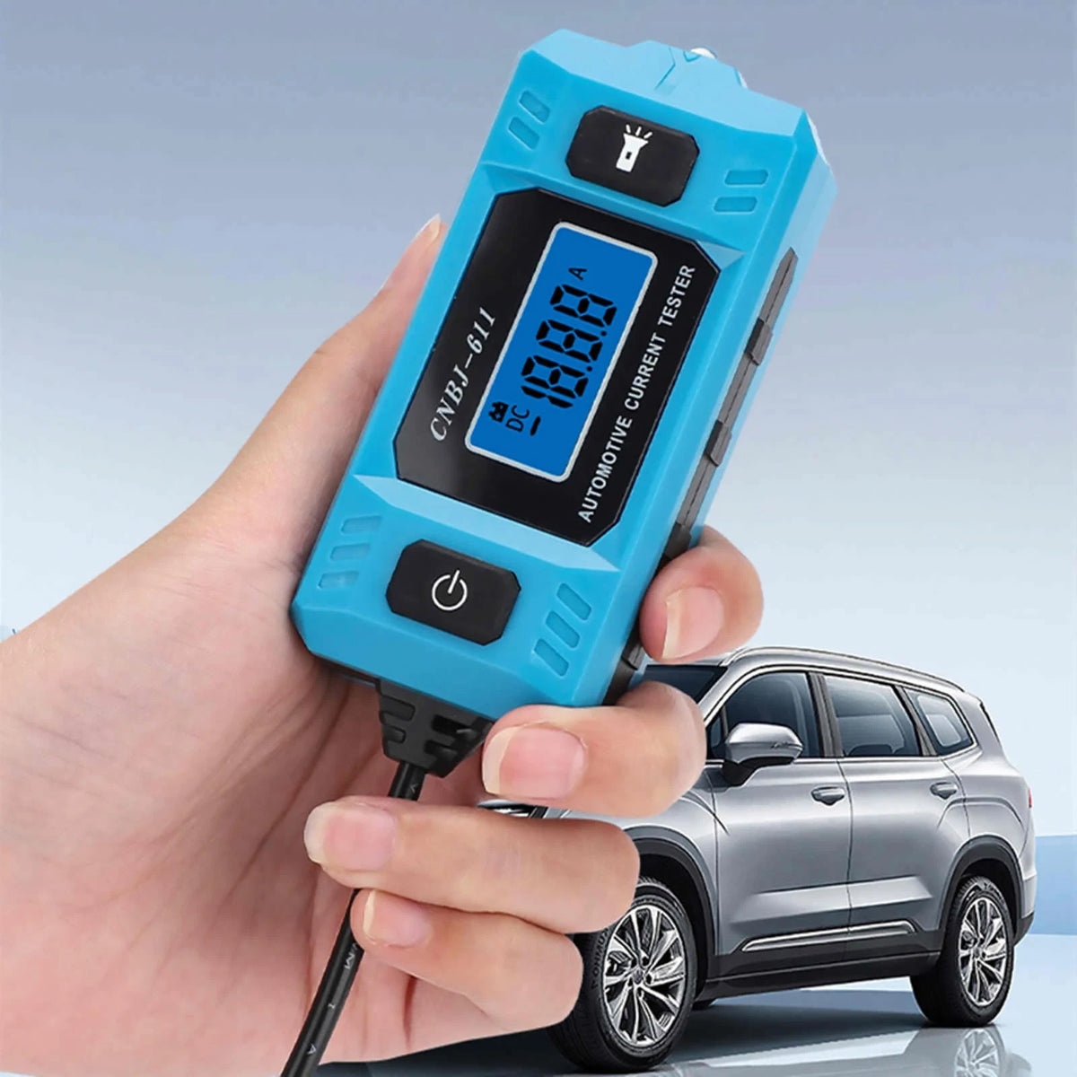 Portable Automotive Current Detector 0.01A-19.99A Meter with LED Display Screen