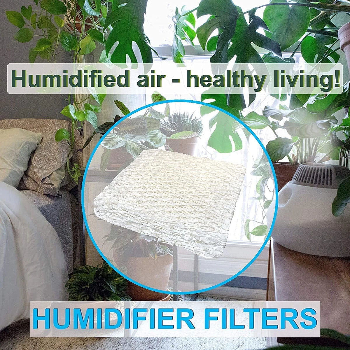 HQRP 2-Pack Humidifier Wick Filter Compatible with Sears Kenmore 14803,...