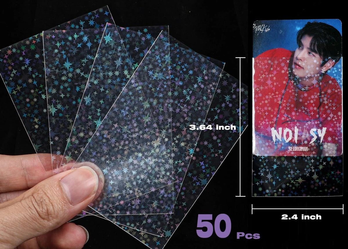 6 Kpop Photocard Holder Keychain 7.1 x 10.24 x 0.59 inches, Star Ii