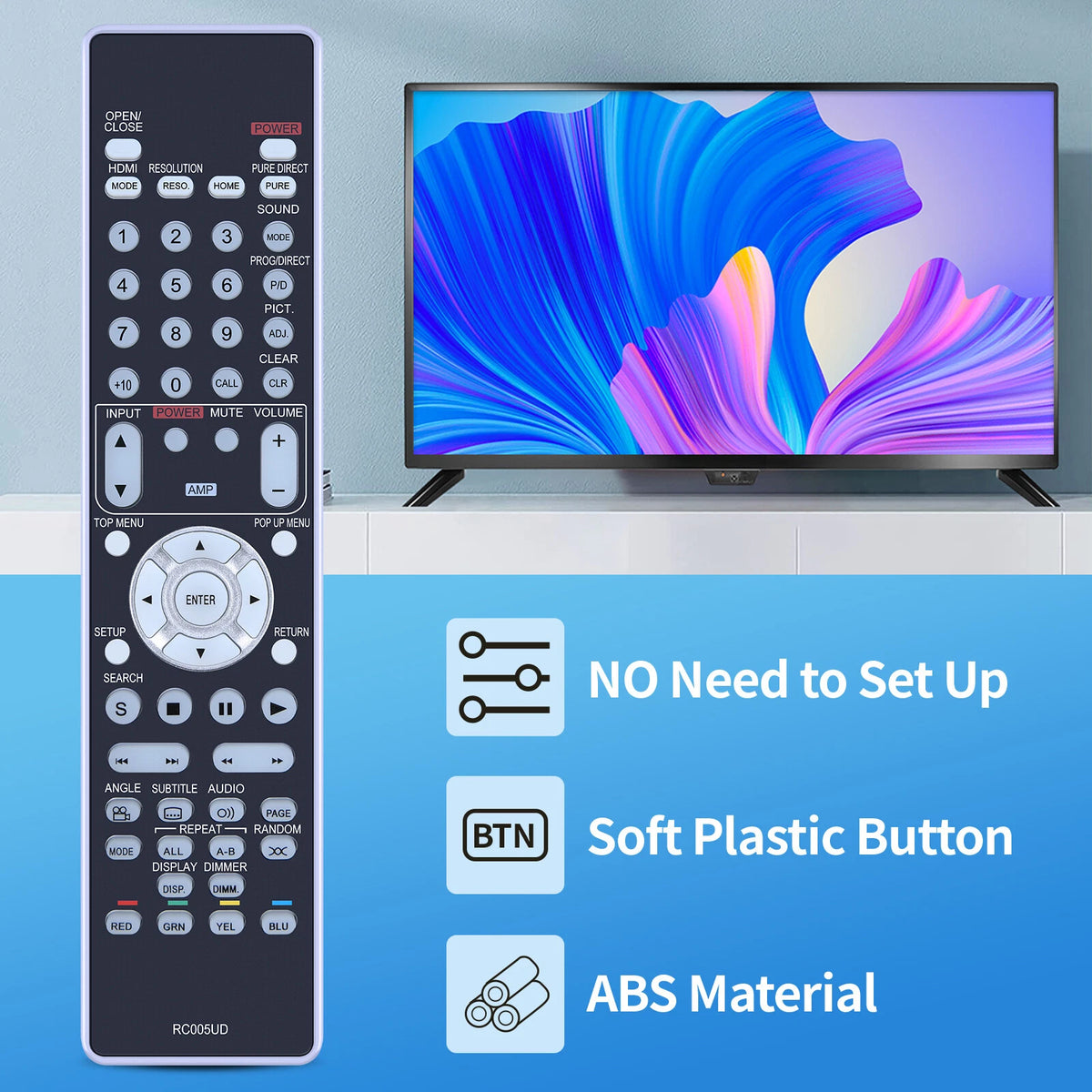 Replacement Remote Control For Marantz RC005UD UD5005