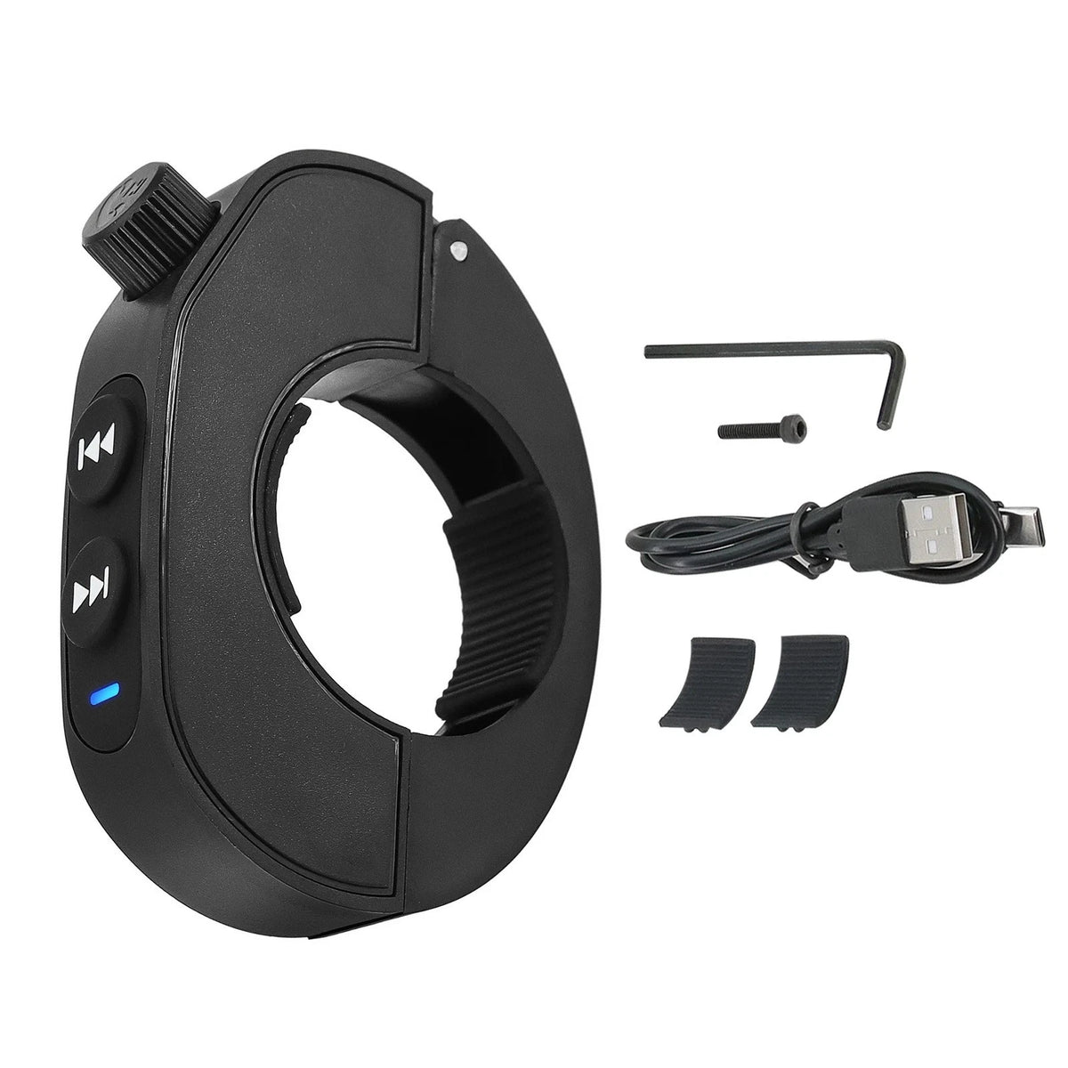 For Motorcycle Handlebar Bluetooth Wireless Media Remote Control Button IP66