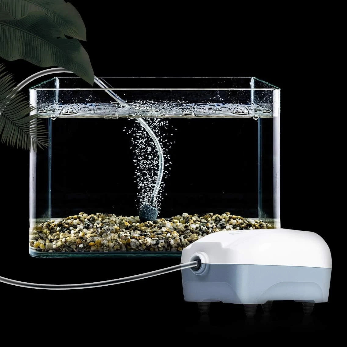 HITOP 2W Single Outlet Aquarium Air Pump, 1.5L/Min Fish Tank outlet