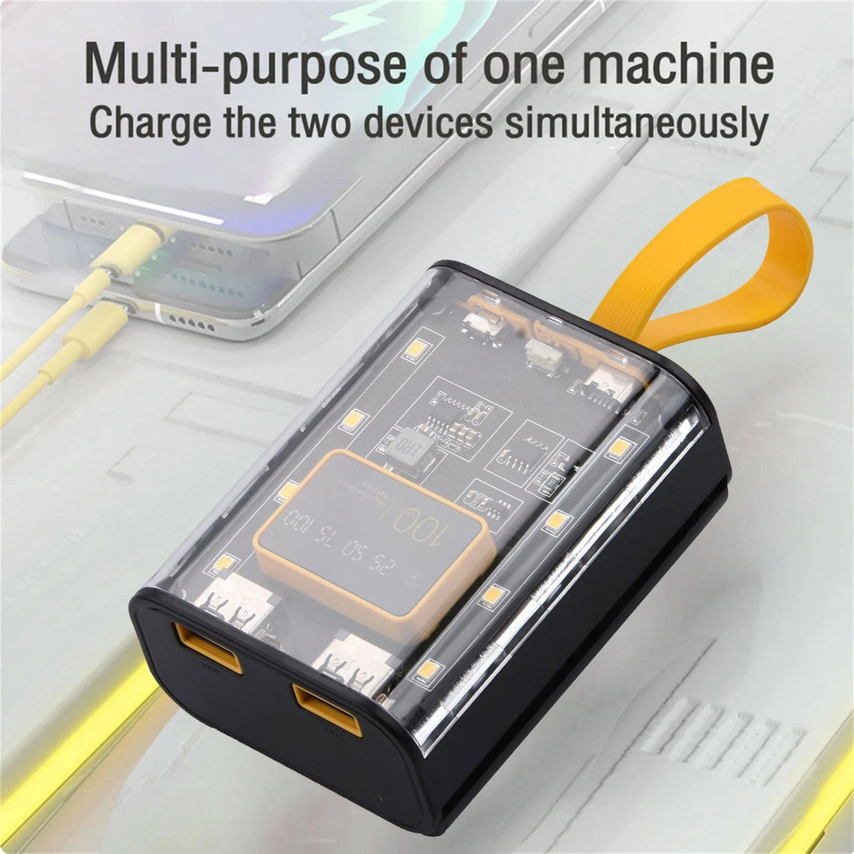 10W 18650 Battery Charger DIY Power Bank Box Case Fast Charging With Night
