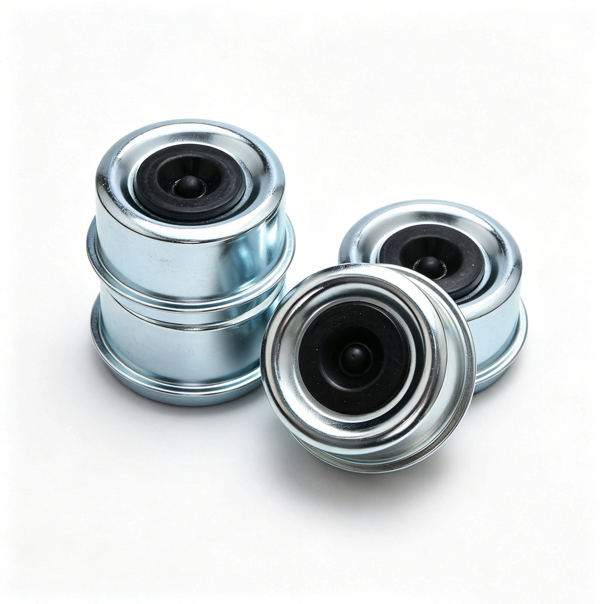 4Pcs 2.44" For Dexter Dust Cap Maintenance Kit w/ Rubber Plug & 4 Spare Plugs