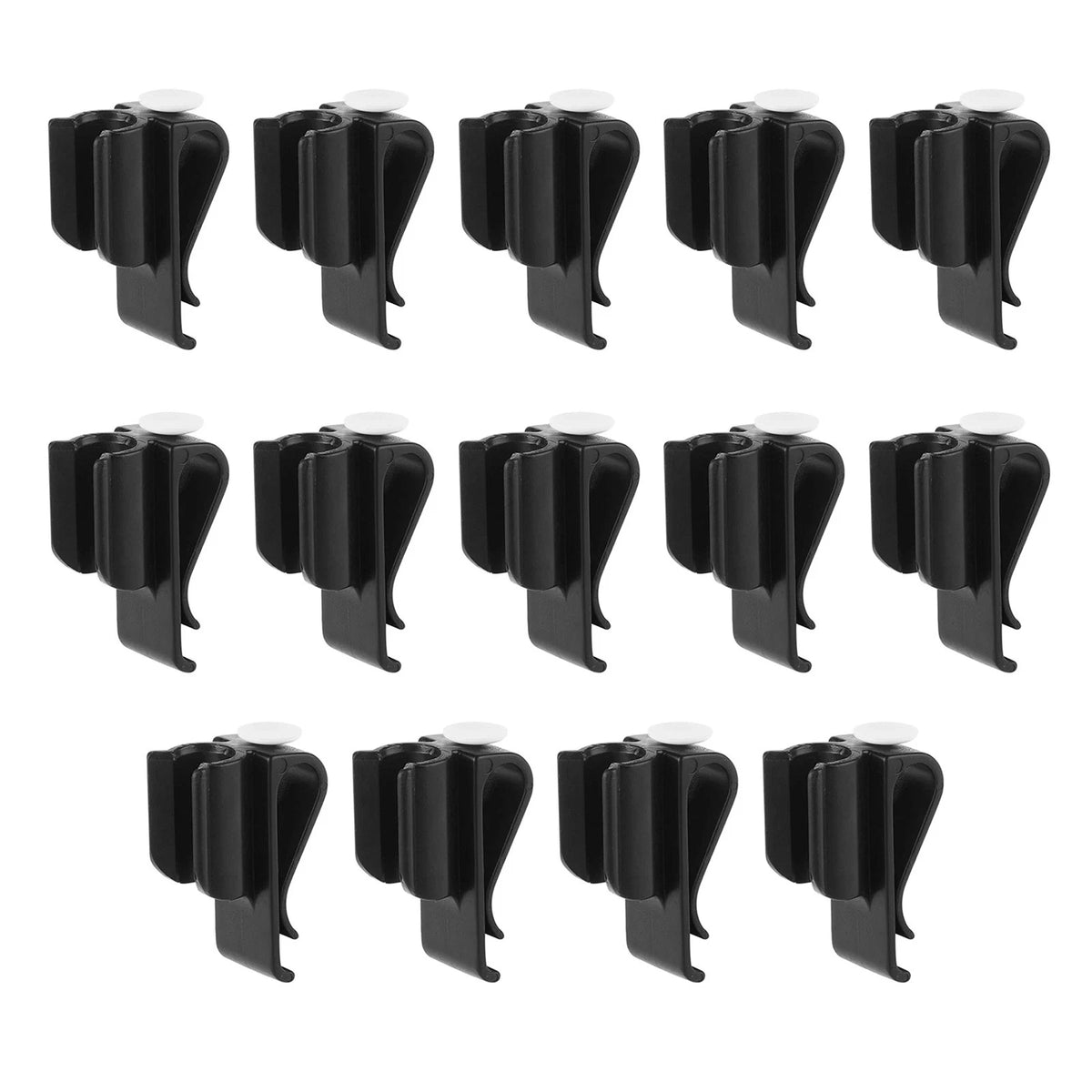 14pcs Plastic Golf Club Clip For Bag Putter Holder Iron Driver Ball Marker White