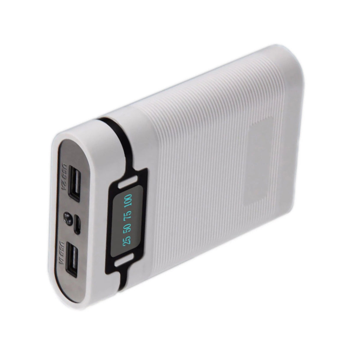 1Pc Dual USB Ports 5V/2.5A Portable Power Bank Case Housing W/Charging Module kk