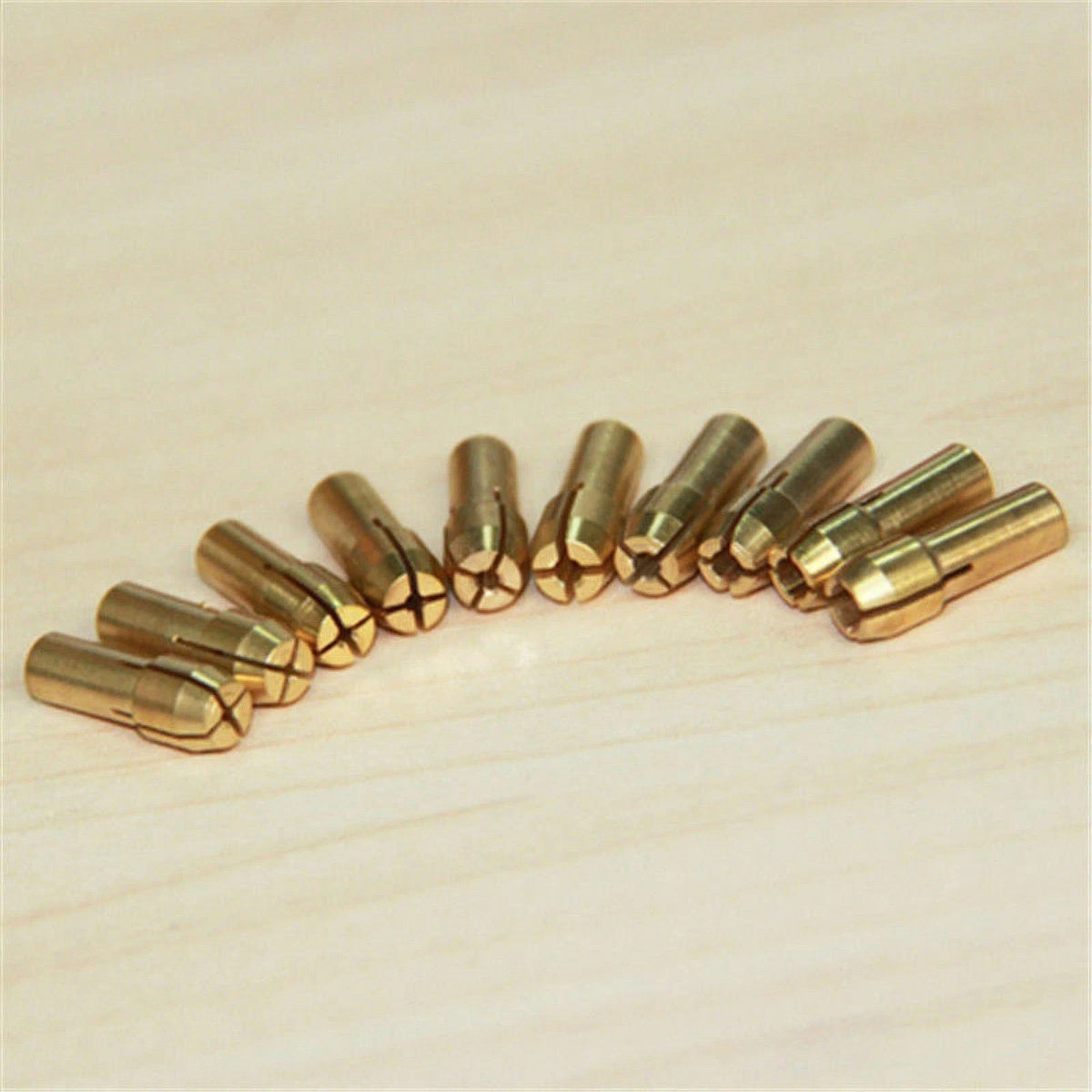 10Pcs Brass mETAL Quick Change Nut Kit Tools Part Power Rotary For Dremel C