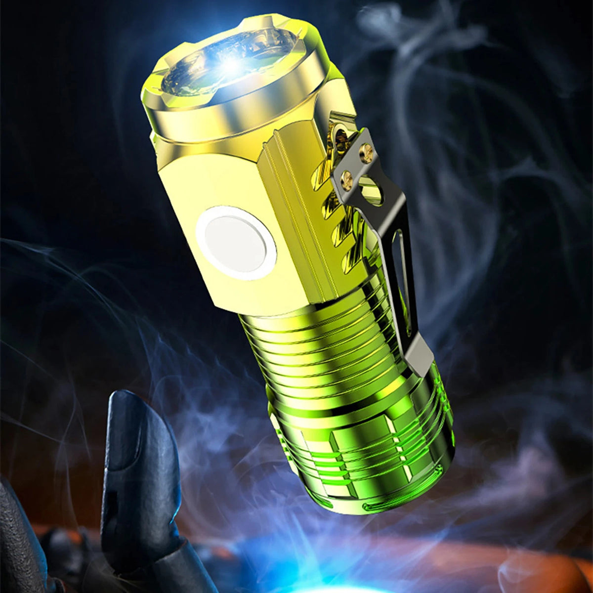 Mini Bright Flashlight 3* 3030LED Lamp Beads Super Bright Flashlight Home