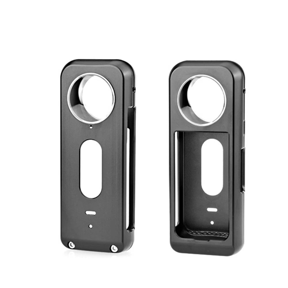 Aluminum Alloy Protective Metal Cage Case With Lens For Insta360 X3 Camera