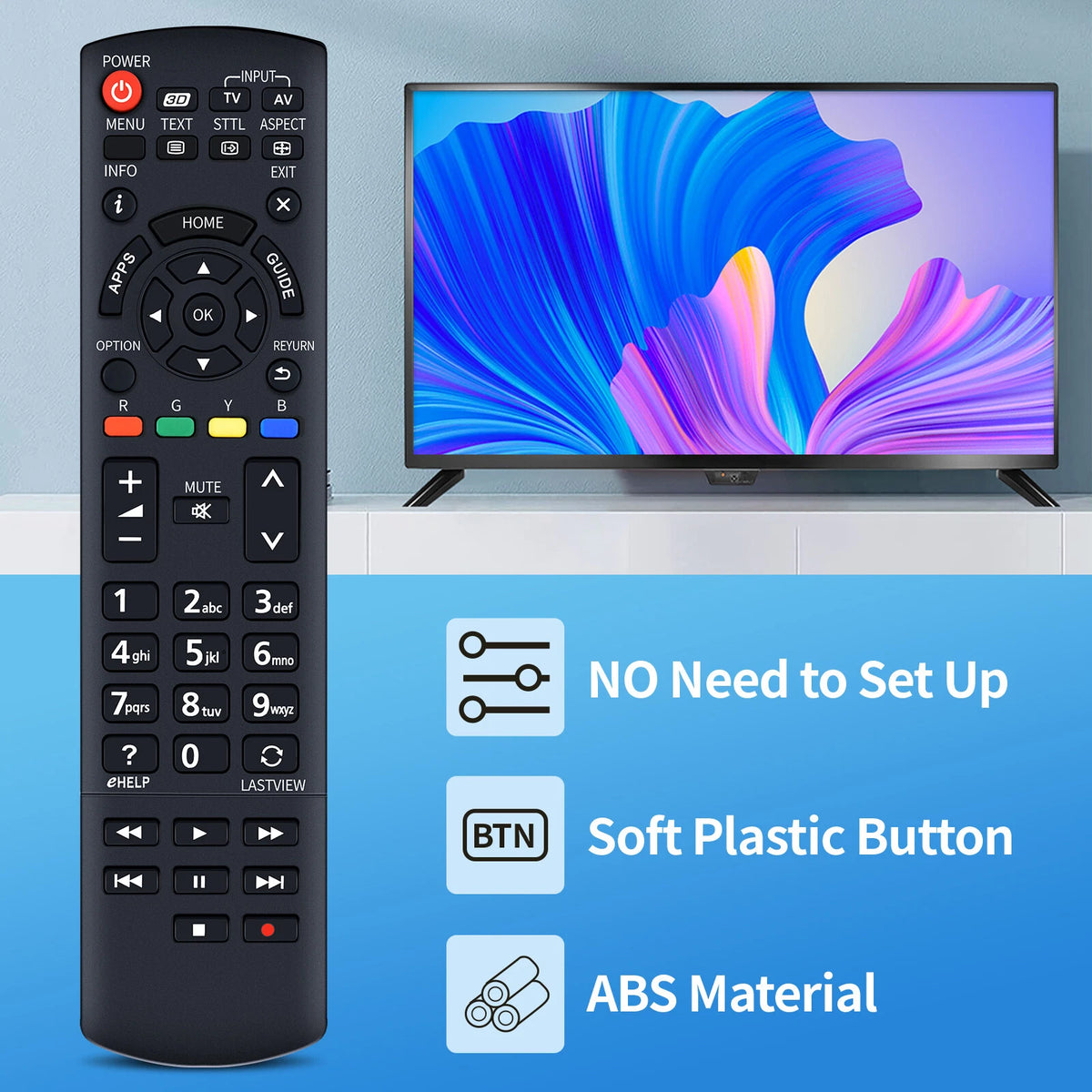 Replacement Remote Control For Panasonic N2QAYB000831