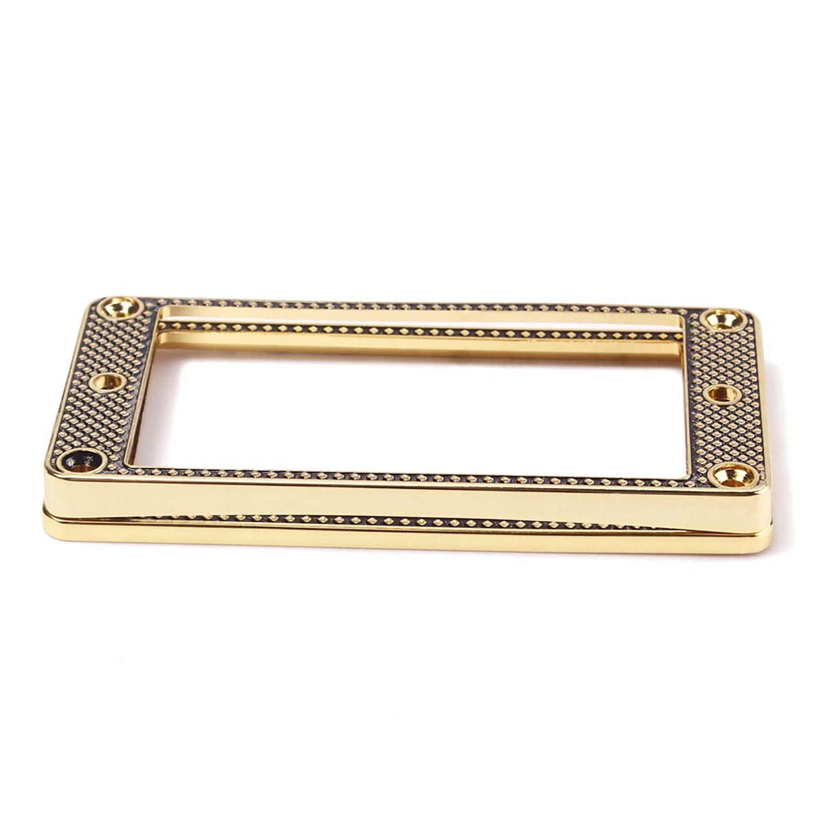 2X Guitar Gold Humbucker Pickup Rings Frames Fit For Les Paul SG ES DOT