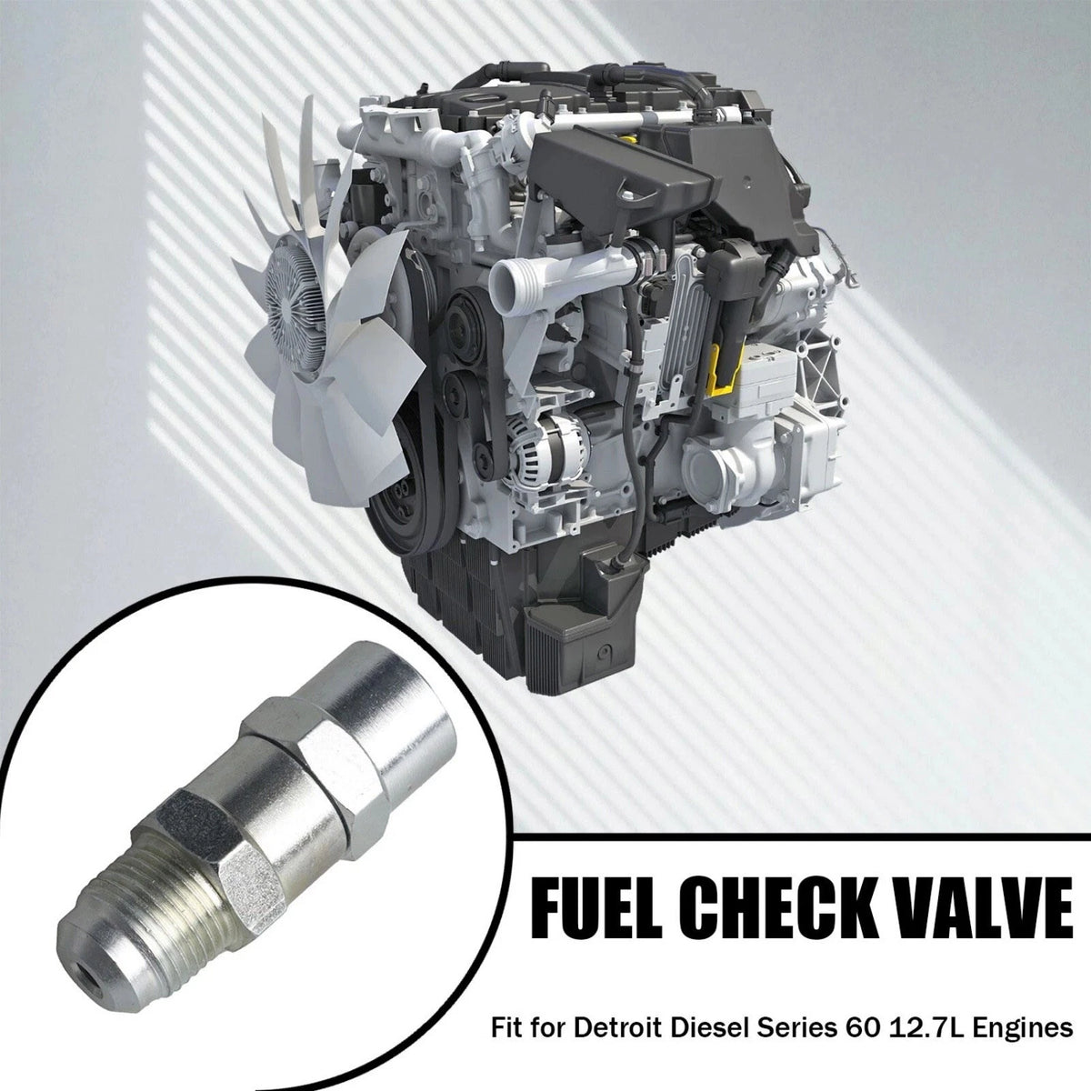 For Detroit Diesel Fuel Backflow Prevention Valve Part Numbers 23516919 23509140