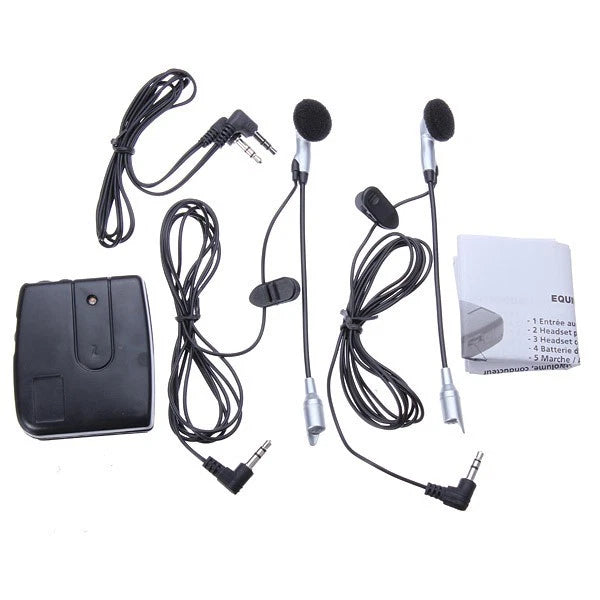 Motorcycle Helmet to Helmet Intercom Host Headphone Walkie-talkie Front & Rear