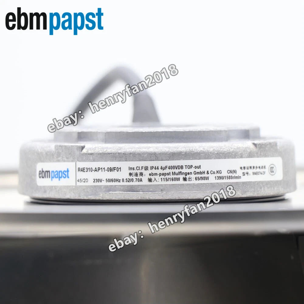 Ebmpapst R4E310-AP11-09/F01 Centrifugal Fan 230V 0.52A 115W ??310MM Cooling Fan