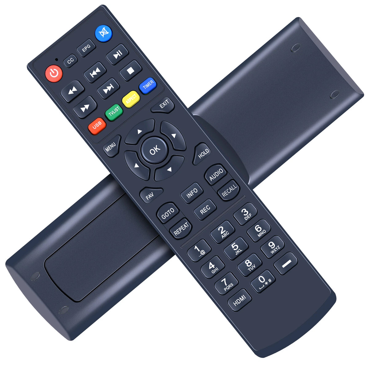 Replacement Remote Control For Tuilock TKUS-902 Digital TV Converter Box