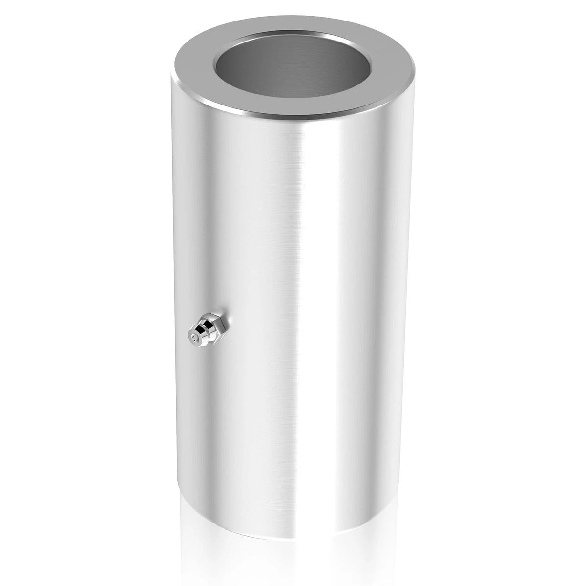 MAOTUWEILAI Tail Wheel Fork Tube Mount Bushing with Zerk Fitting, Silver