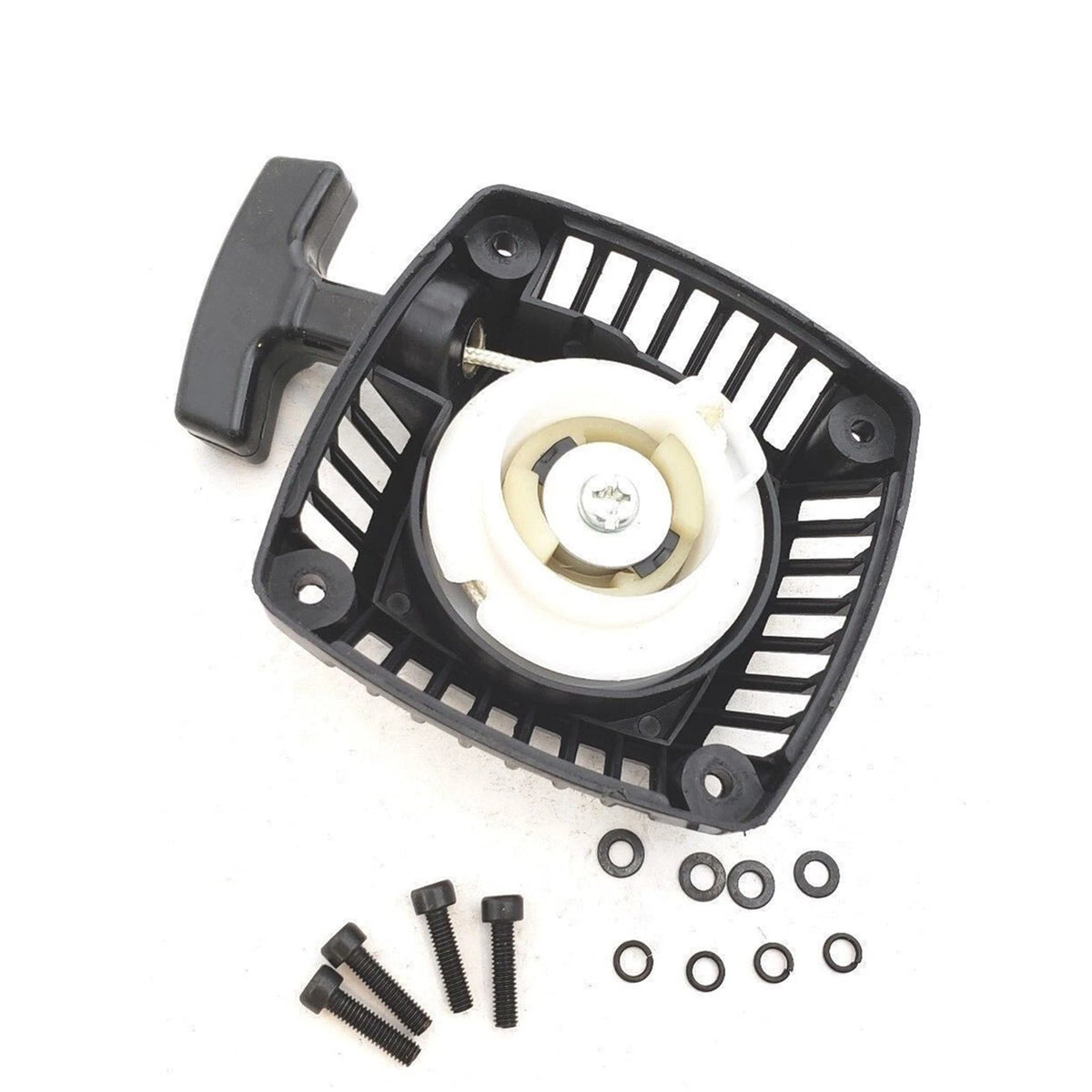 Pull Starter With 4 Screws 4 Locking Washers Adapter For HPI Baja 5B/5T