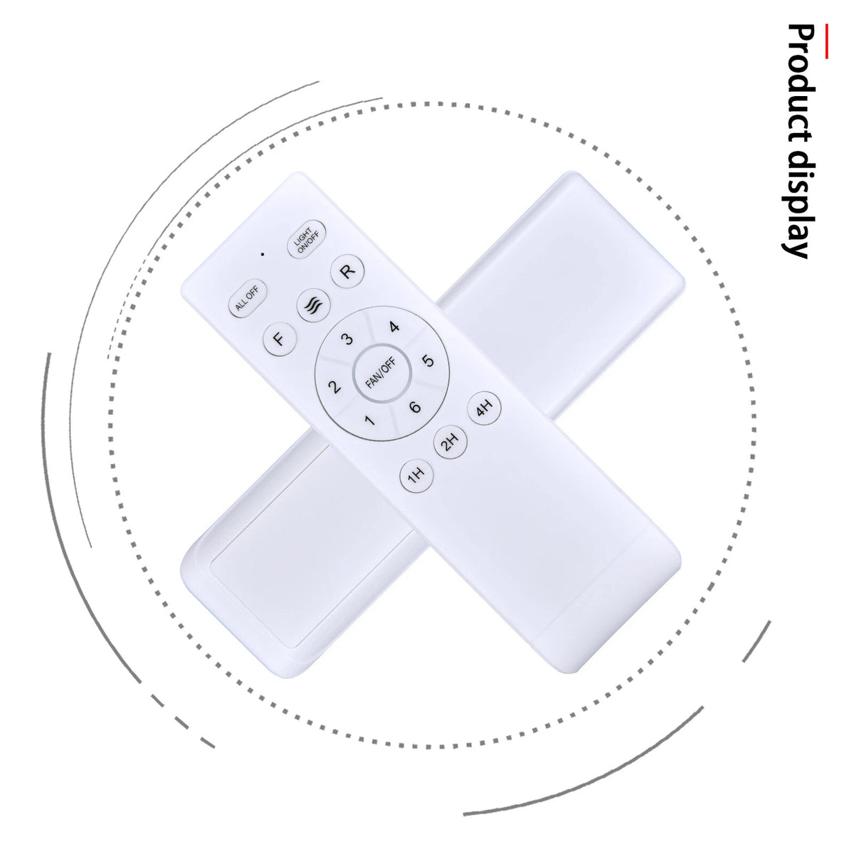 Replacement Remote Control For SHIHOT Fanbulous LEDIARY Ceiling Fans