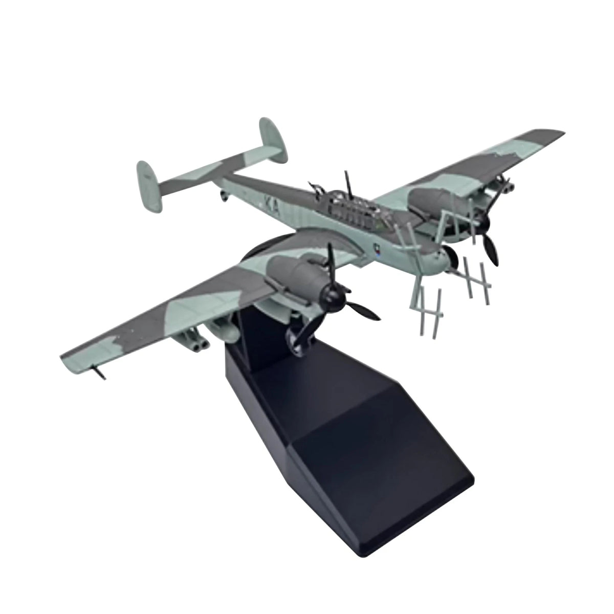1/100 Diecast Alloy German Messerschmitt BF110 Fighter Model Souvenir Gift