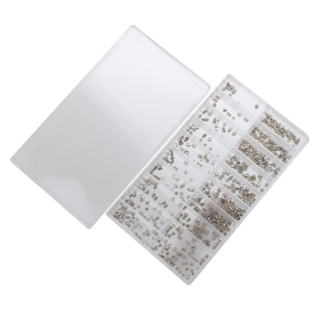 500Pcs/Set Assorted Mixed Size Watch Case Crown Tube Repair Replacement Part A