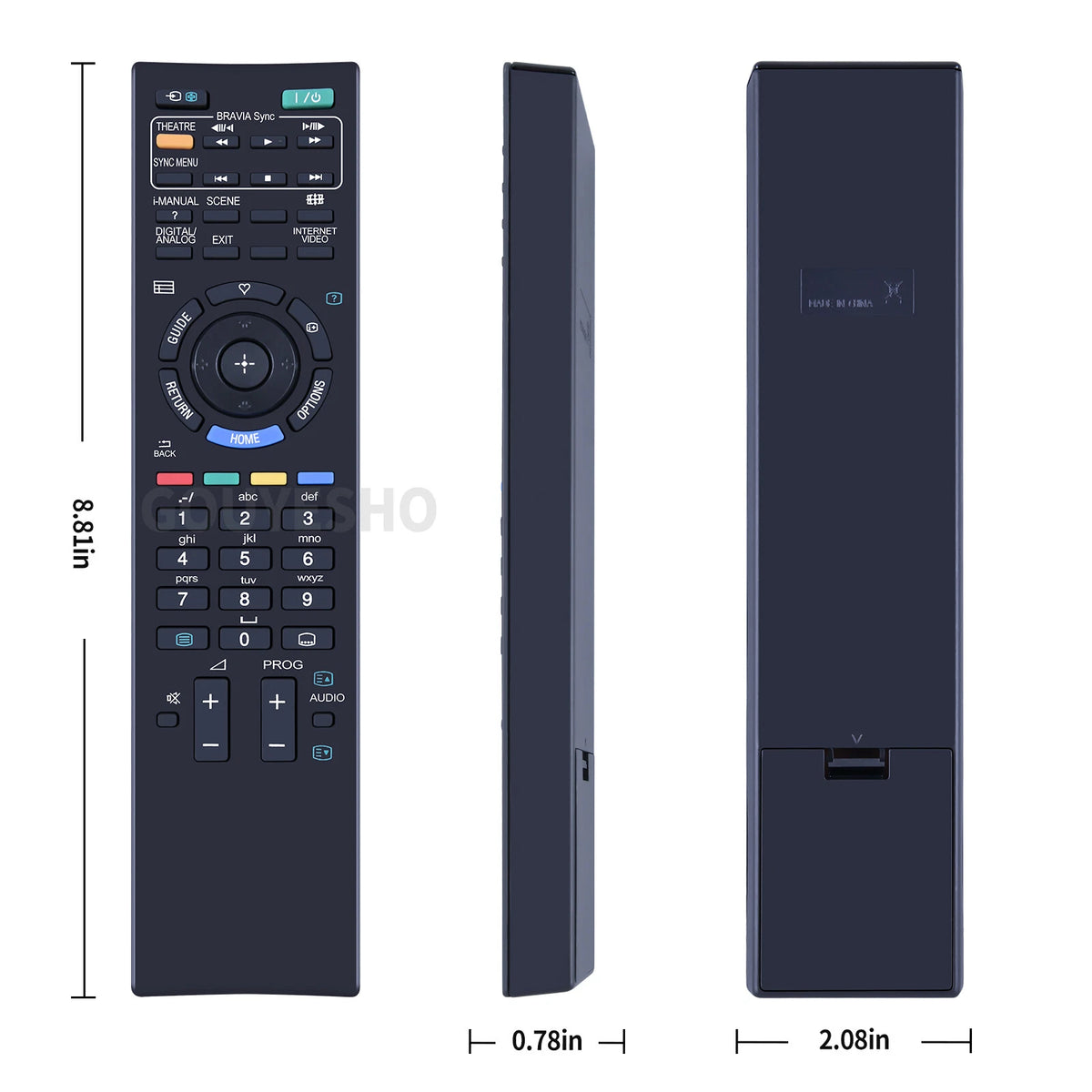 RM-GD014 For Sony TV Remote Control KDL-32EX710 KDL-40EX710 KDL-55EX710