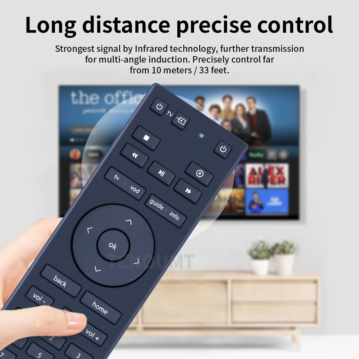 ISB8430-RCU-VOO Replacement Remote Control For Evasion Set-Top Box