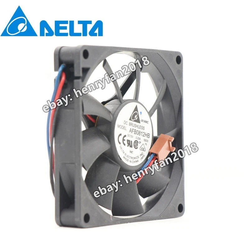 For Delta AFB0812HB Axial Fan DC 12V 0.2A 80*80*15MM Server /Case Cooling Fan