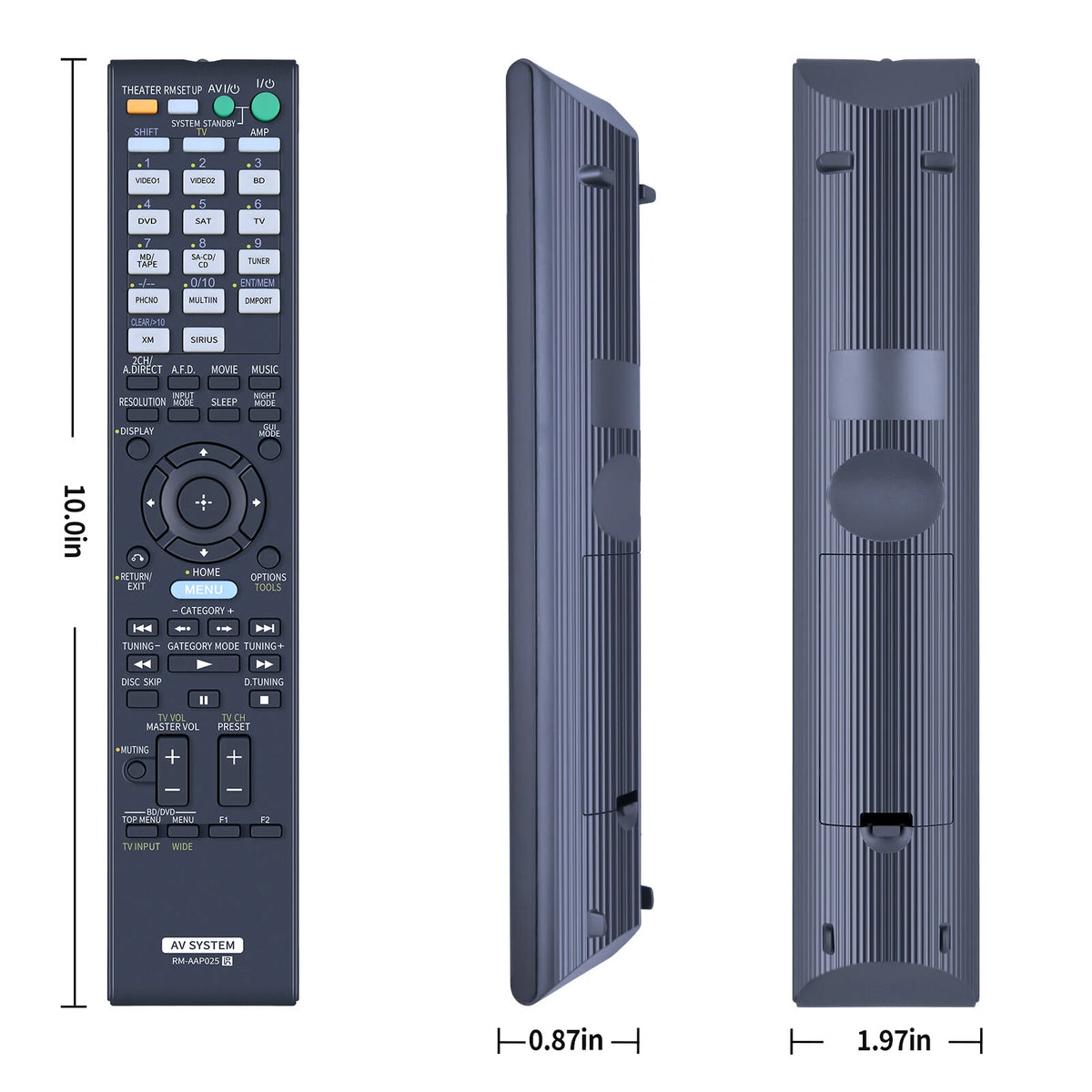 RM-AAP025 Replace Remote Control For Sony Multi Channel AV Receiver STR-DA2400ES