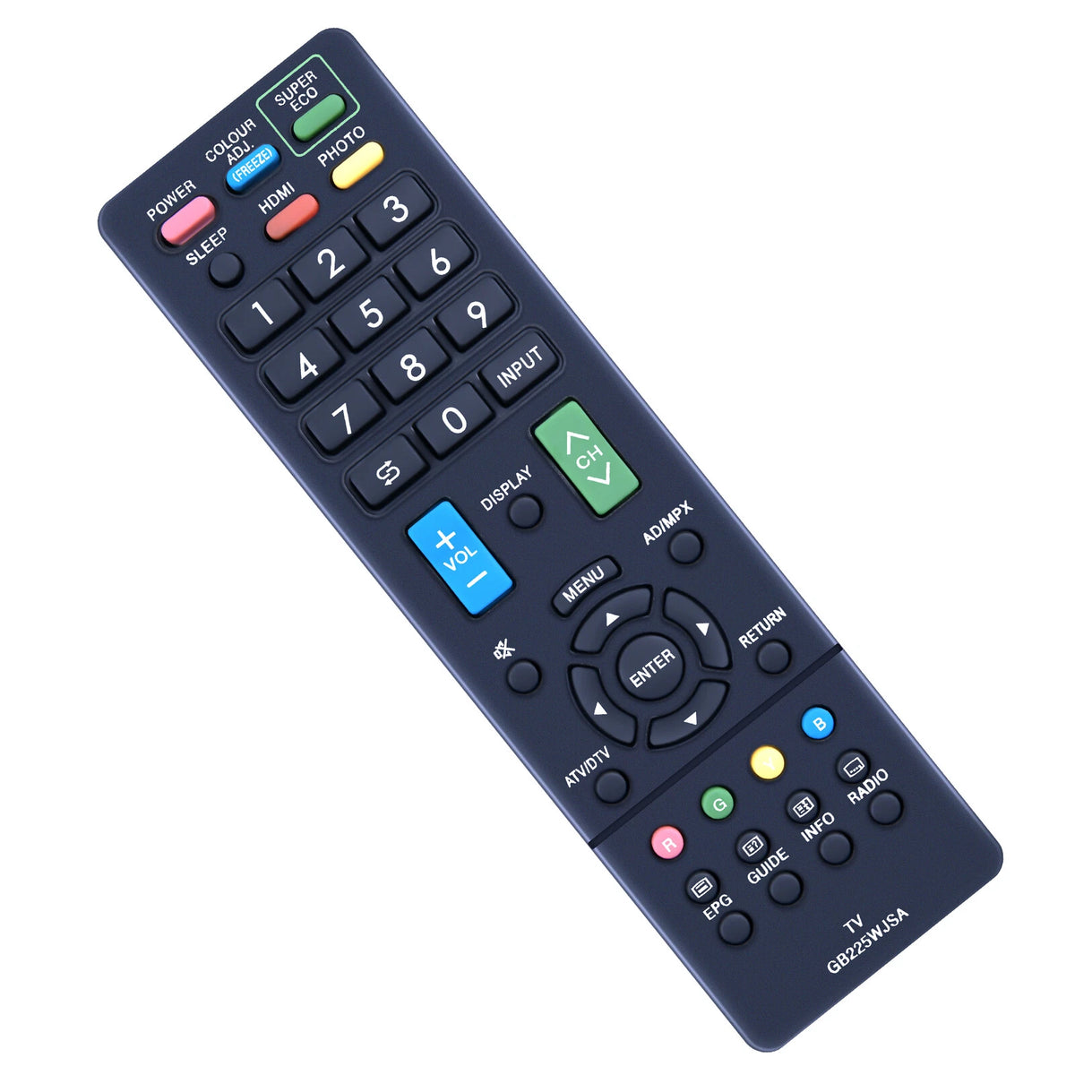 GB225WJSA Replacement Remote Control For Sharp TV Television