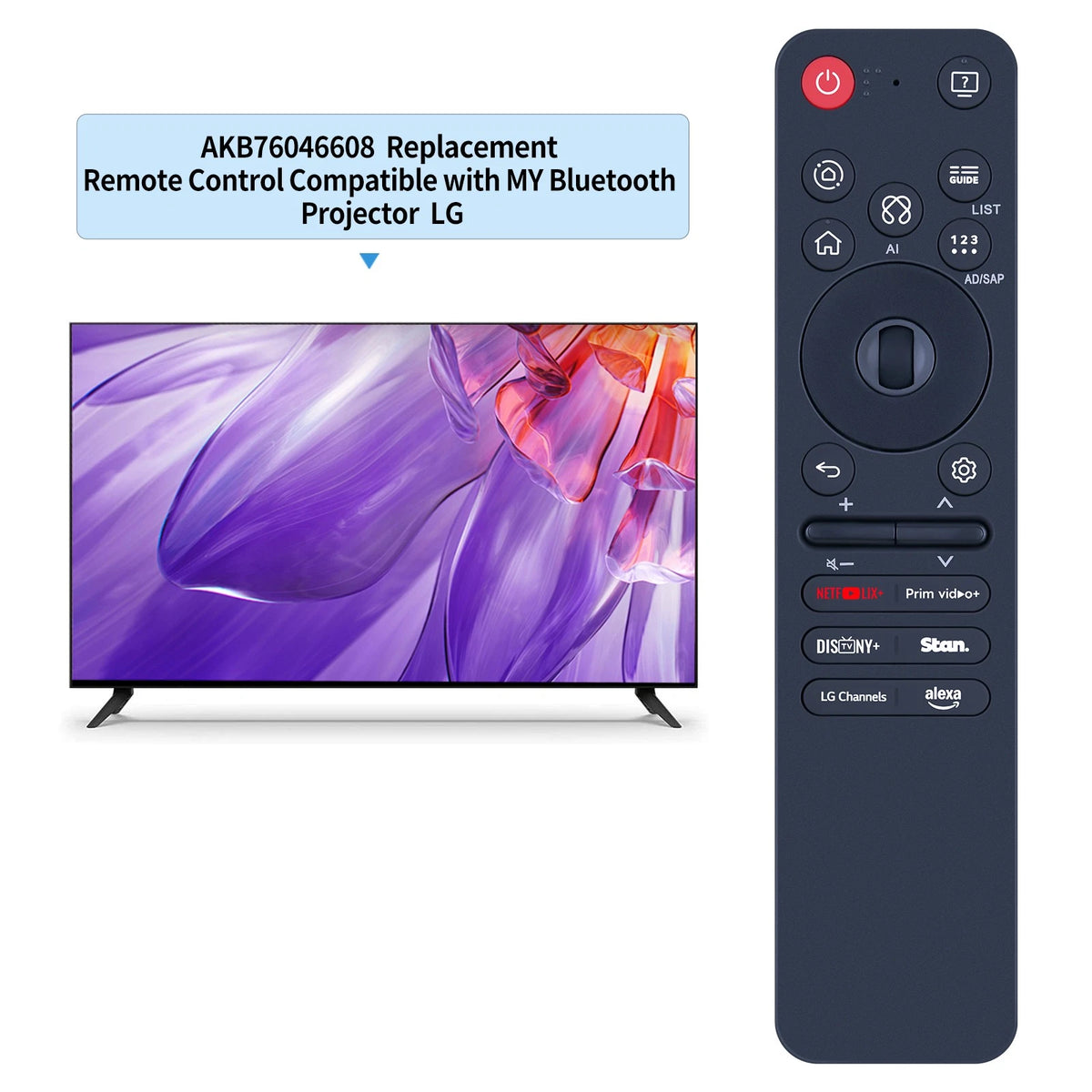 MR25GA AKB76046608 Replace Remote Control For LG Smart TV
