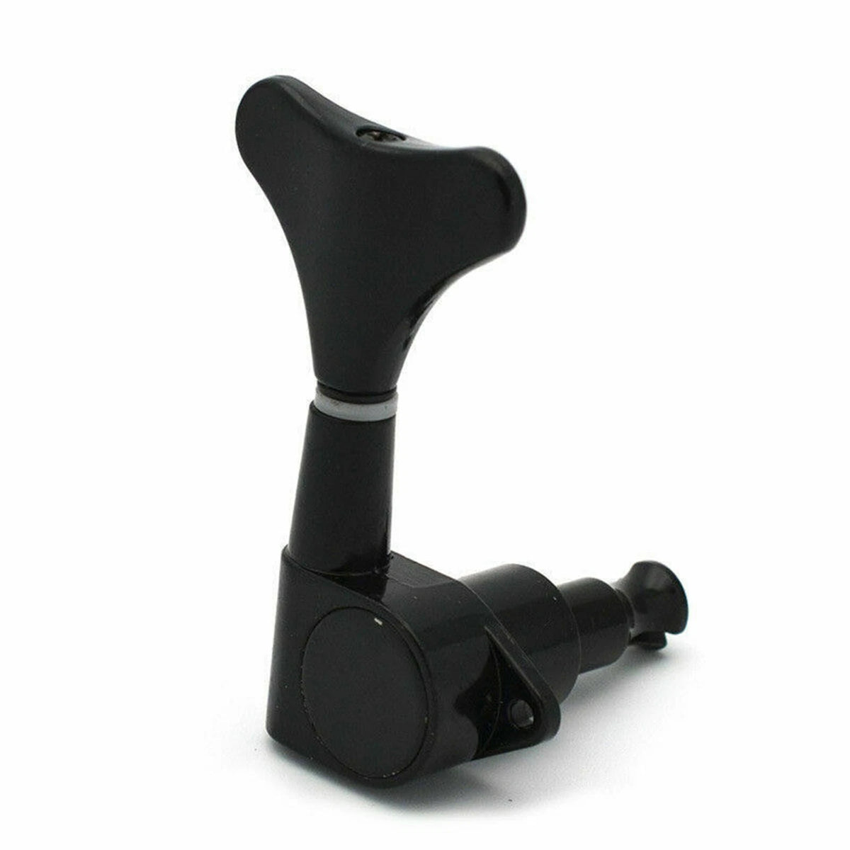Black 2L+2R 4 Acoustic Guitar String Tuning Pegs Closed Gear Machine Heads E