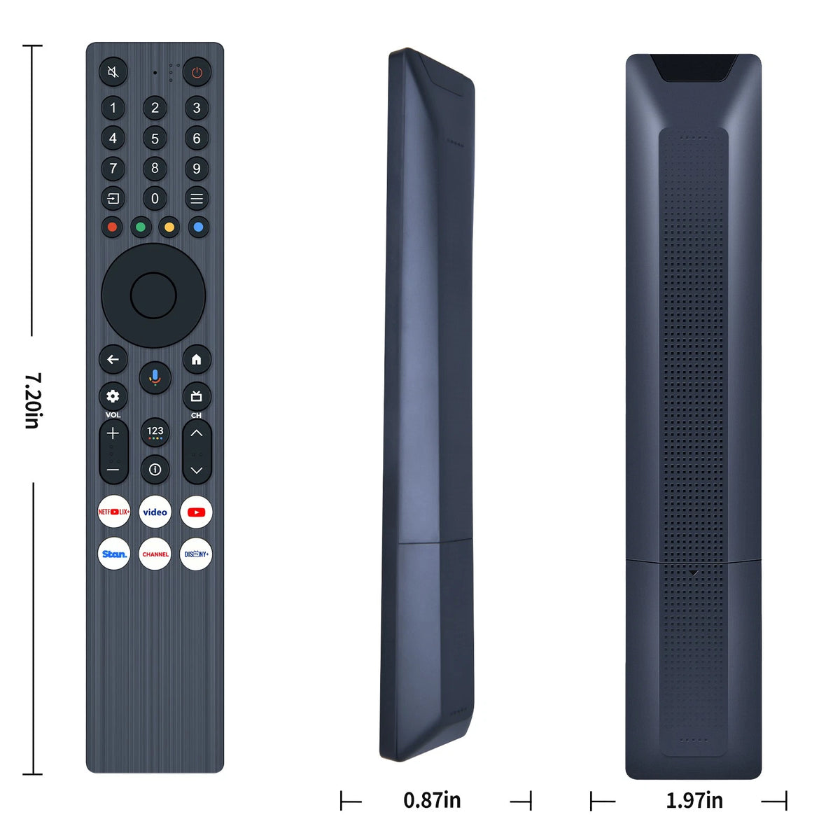 RC833A FMB2 Voice Replace Remote Control For TCL Smart TV