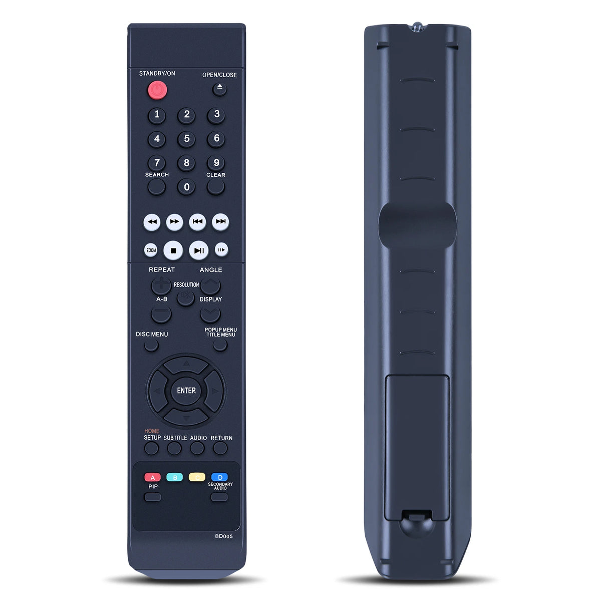 BD005 Remote Control For Insignia Player NS-BRDVD3 NS-BRDVD4-CA