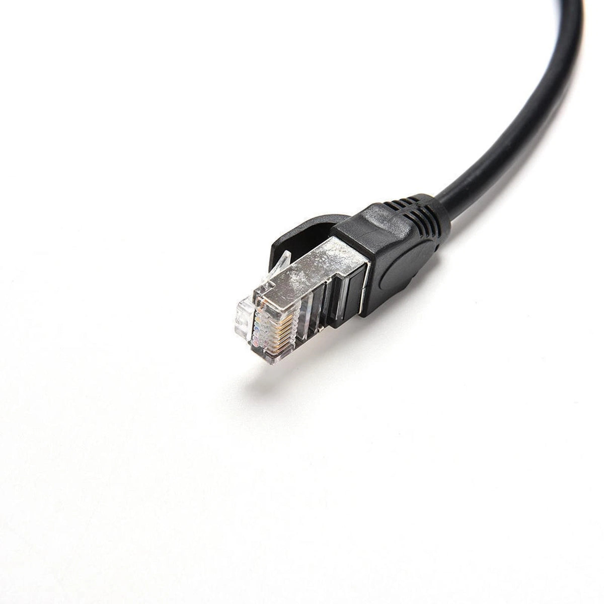 RJ45 M to F Screw Panel Mount Ethernet Cable LAN Network Extension Cable cc