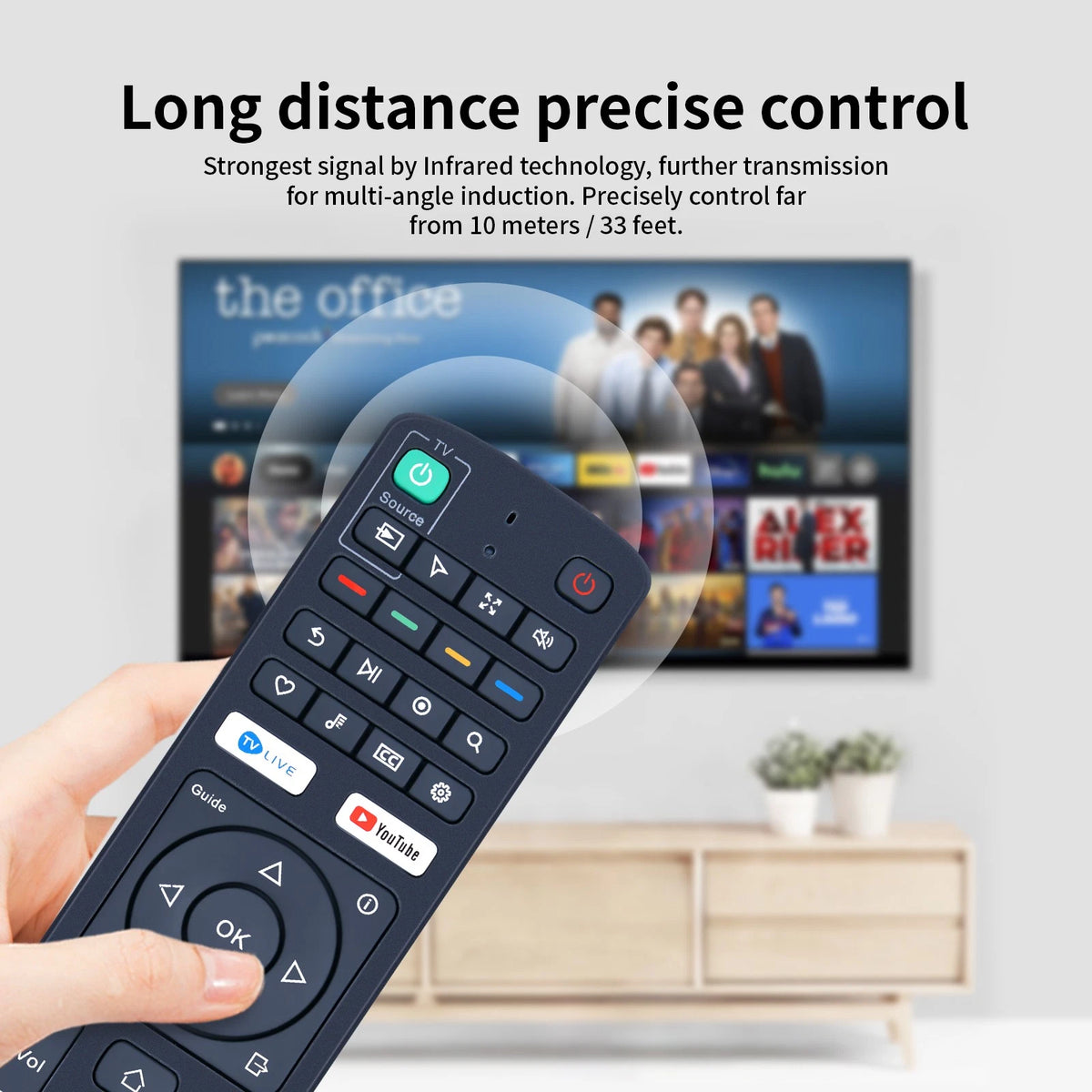 For TV Plus Pro Remote Control for Aceconn 4k Linux STB,Diamond Pro Max