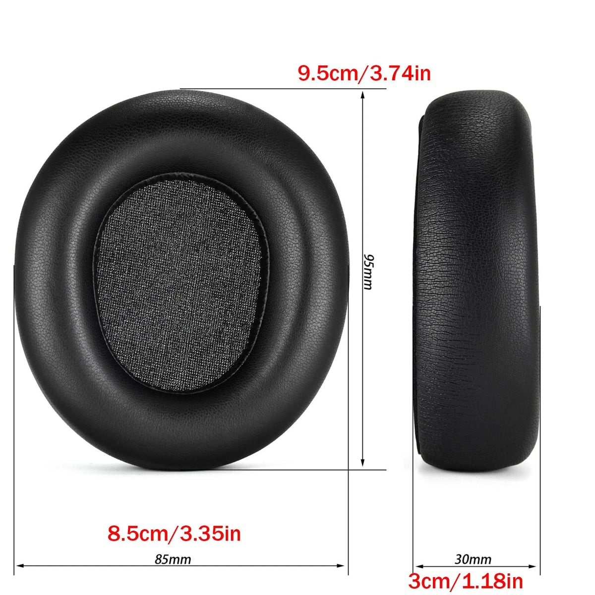 2Pcs Ear Pads Cushions Cover For SteelSeries Arctis Nova Pro Wireless Headphone
