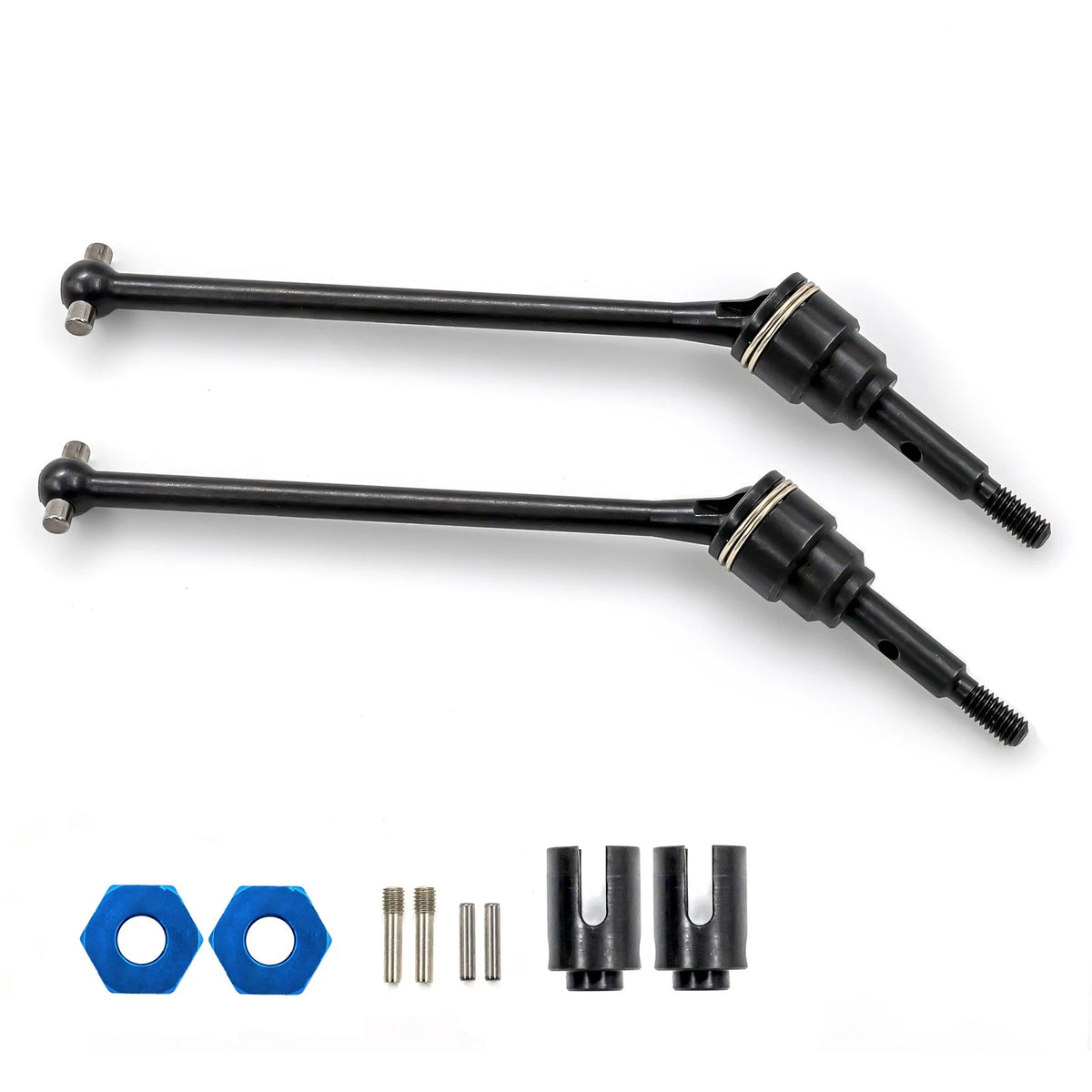 Steel CVD Drive Shafts For Traxxas 1/10 Slash 4x4 Rustler 2WD RC Car Replacement