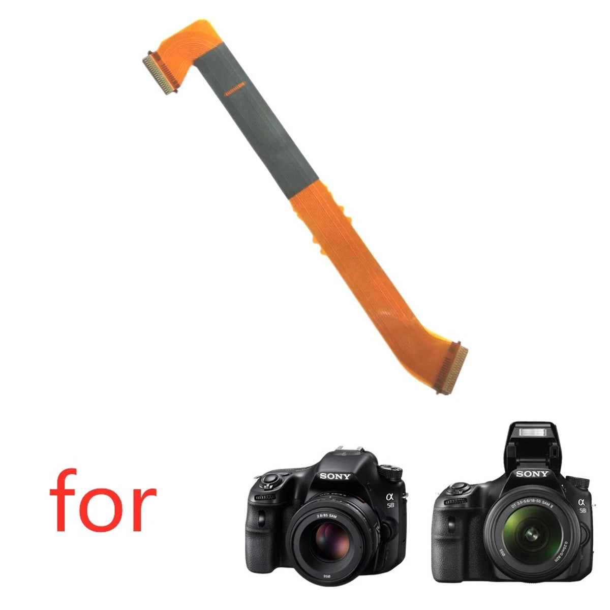 Camera Repairing LCD Screen Flex Cable Replacement for SONY SLT-A58 A58 Camera G