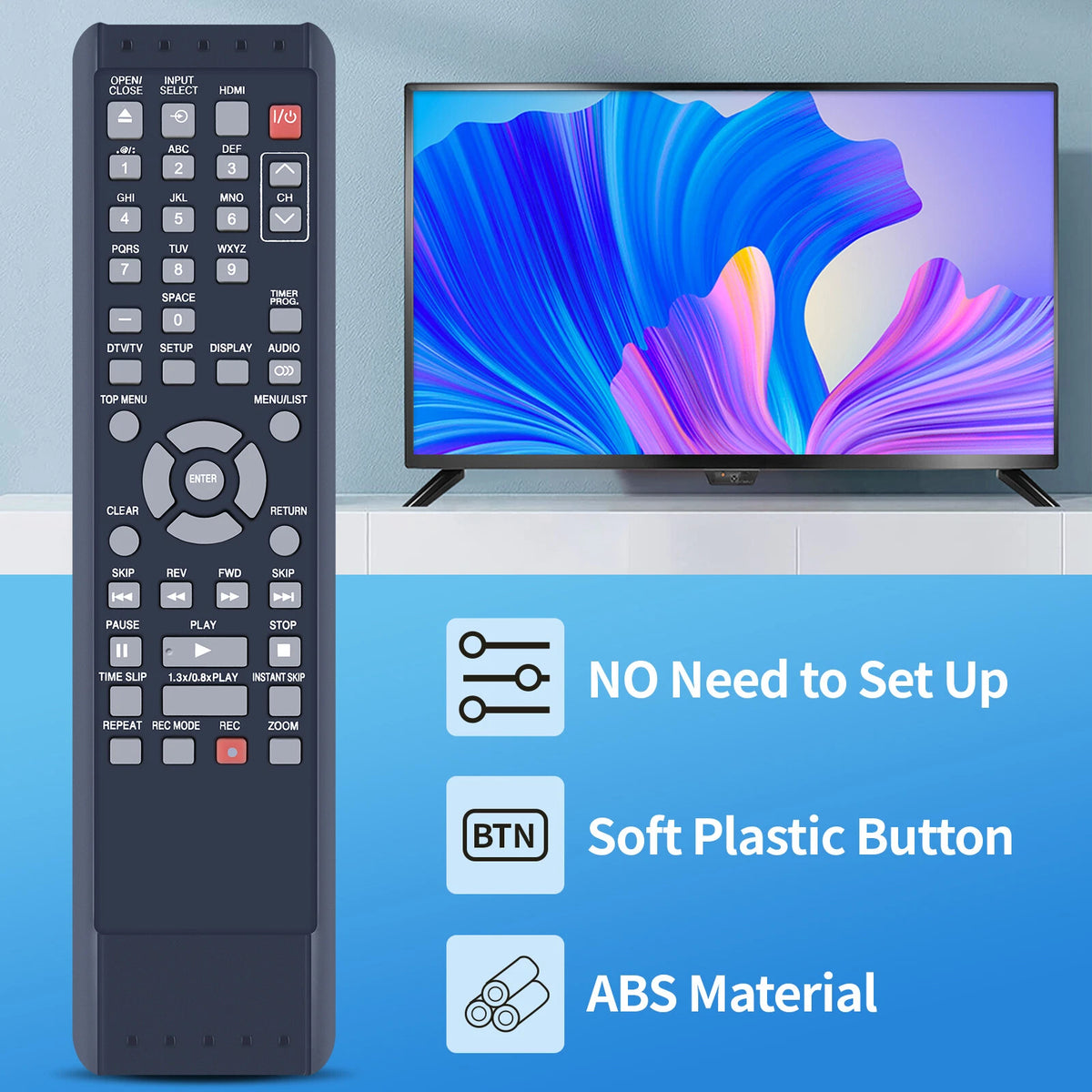 SE-R0264 Remote Control For Toshiba DVD Recorder DR570KU D-R560KU D-R550